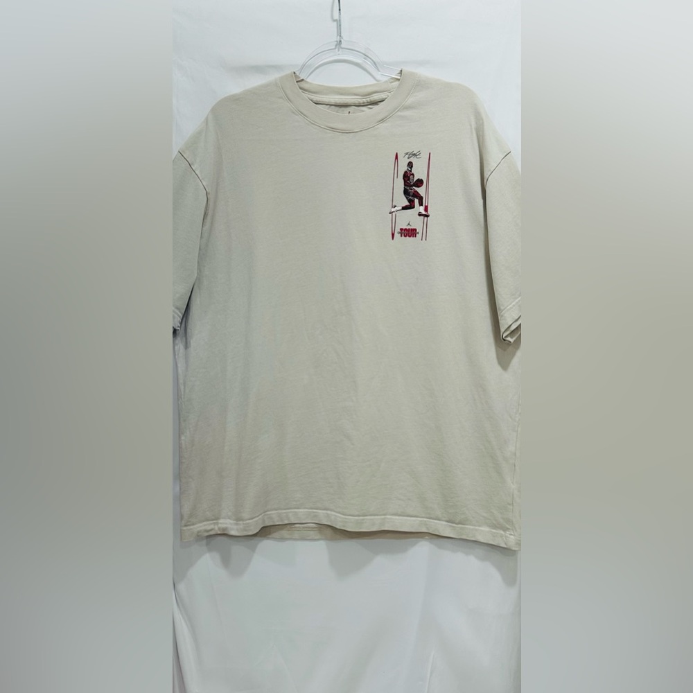 Jordan Men's Flight Heritage Sportwear T-shirt‎ Beige Dize XL